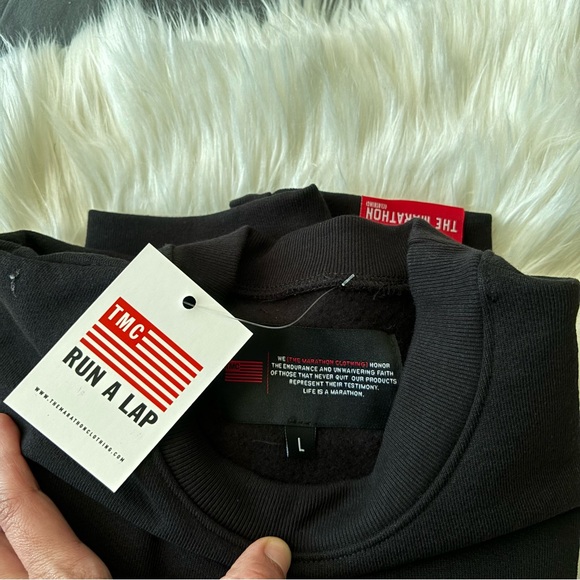 The Marathon Clothing TMC ALL MONEY IN LIMITED EDITION CREWNECK - BLACK/… - Picture 8 of 8